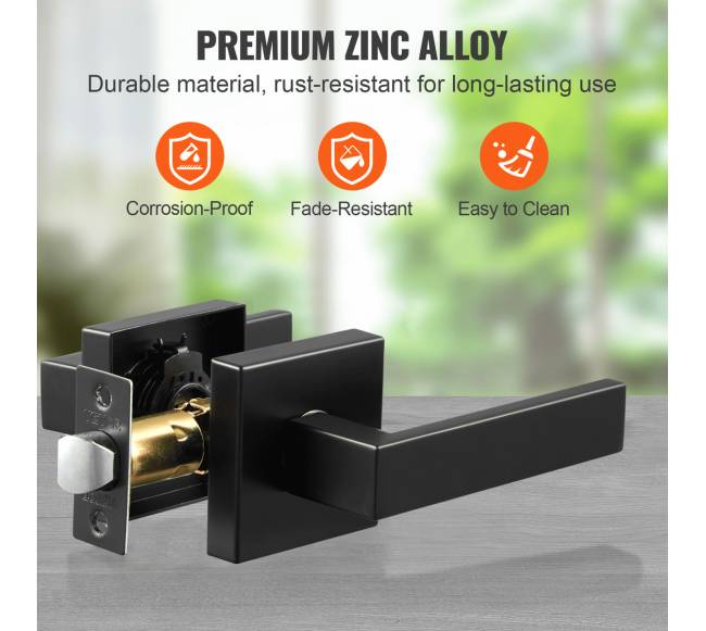 Durų rankena 6 vnt. juoda4