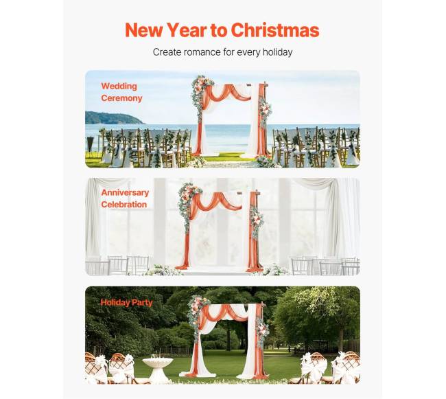 Dirbtinių vestuvių arkos gėlių rinkinys5