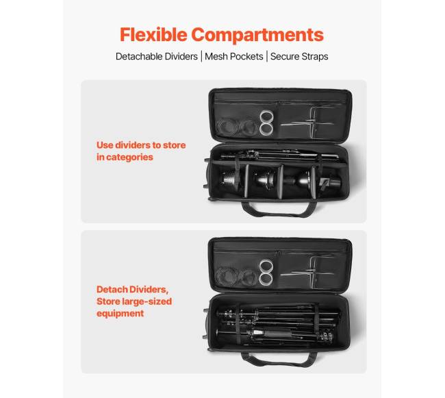 Studijos įrangos vežimėlio dėklas kameroms5