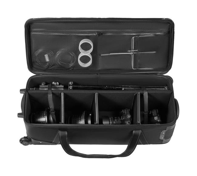 Studijos įrangos vežimėlio dėklas kameroms8