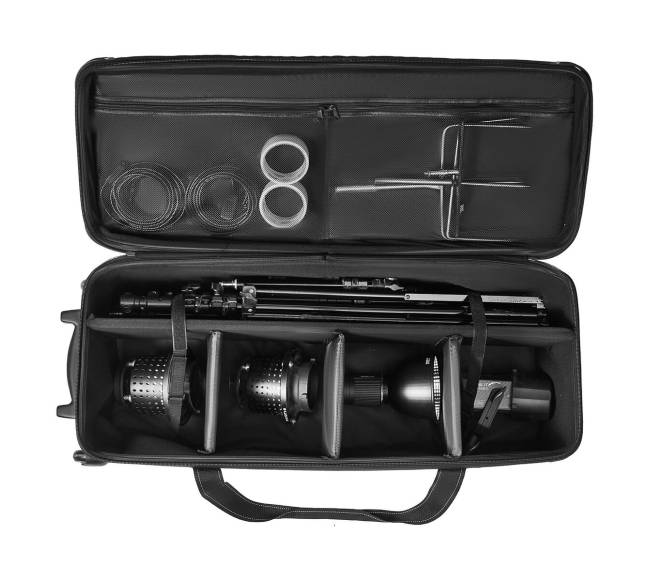 Studijos įrangos vežimėlio dėklas kameroms10