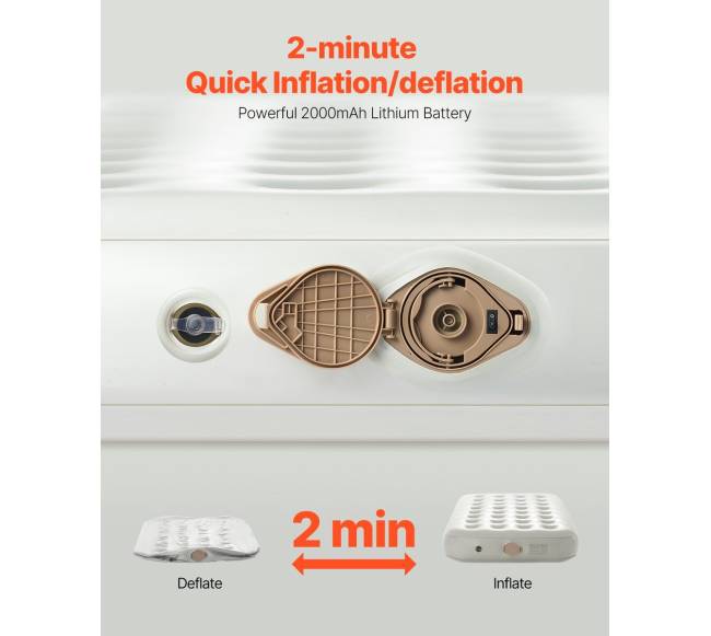 Čiužinys su rėmu ir pompa vienam1