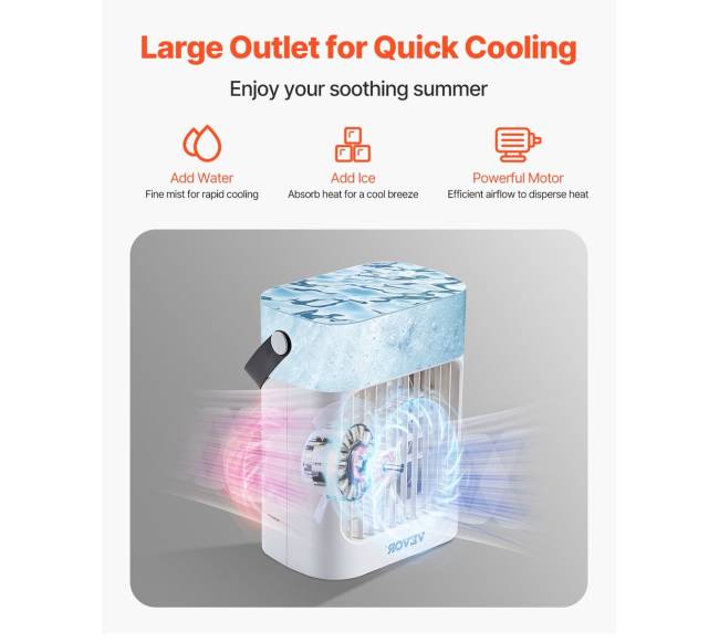 Nešiojamas oro kondicionierius 4-in-1 garuojantis oro aušintuvas1