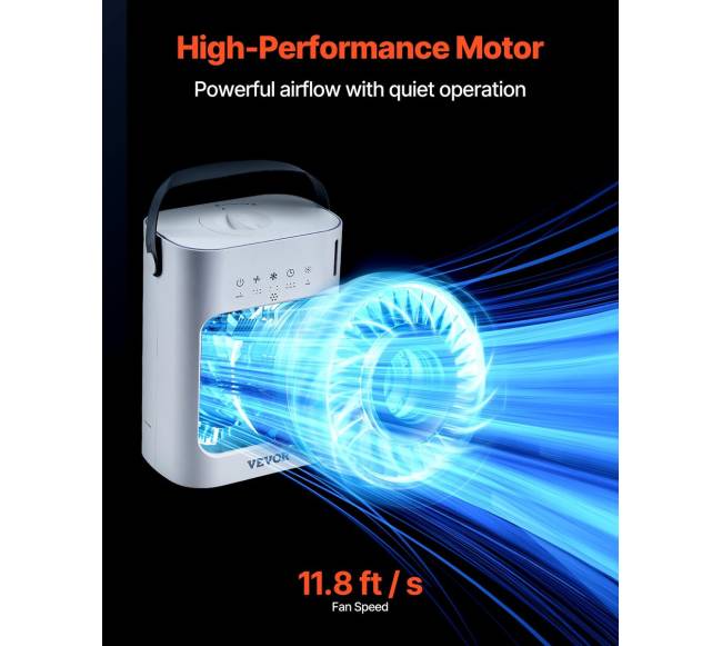 Nešiojamas oro kondicionierius 4-in-1 garuojantis oro aušintuvas5