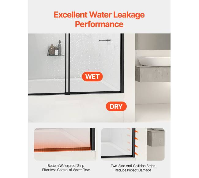 Voniai be rėmo dušo durys 152-152 cm4