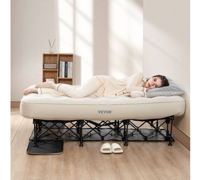 Pripučiamas čiužinys su rėmu ir pompa7