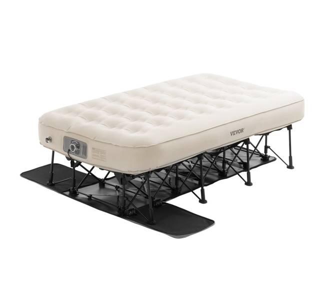 Pripučiamas čiužinys su rėmu ir pompa10