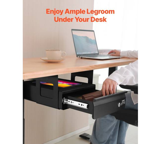 33 cm užrakinama stalčių sistema po stalu3