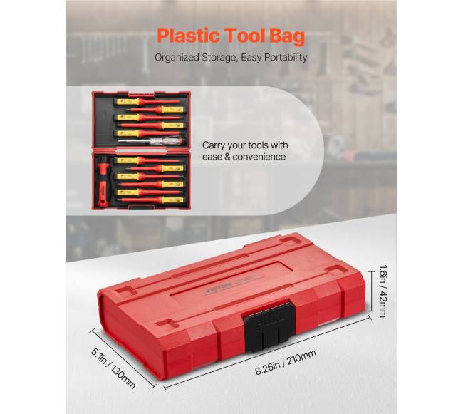 Izoliuotų atsuktuvų rinkinys, 13 dalių4