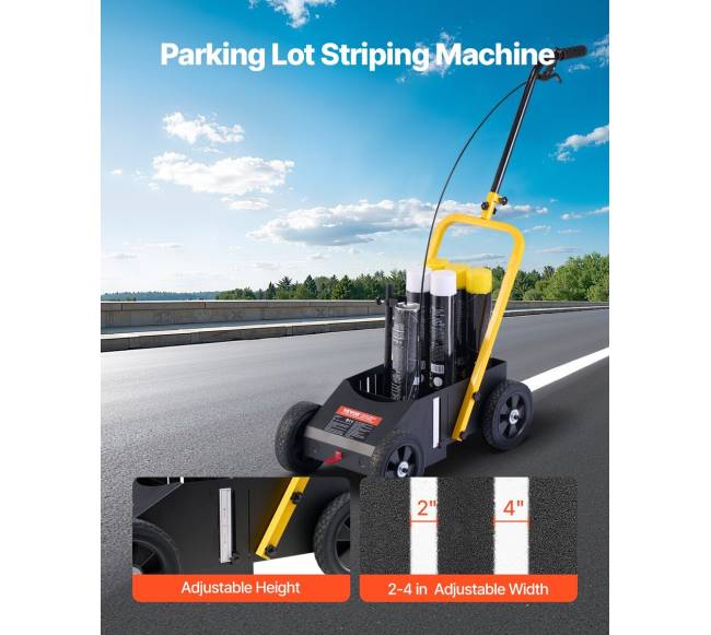 Juostų žymėjimo mašina 61 x 33 x 90 cm juoda1