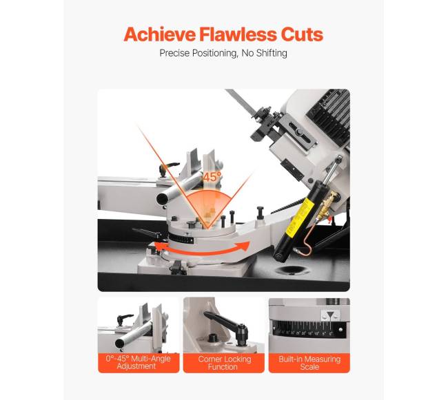 Metalo juostinis pjūklas 1,1 kW3