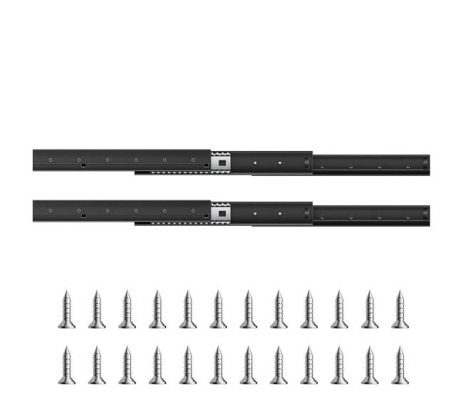 Paslėpti stalčių bėgeliai 16 colių laiptų spintai8