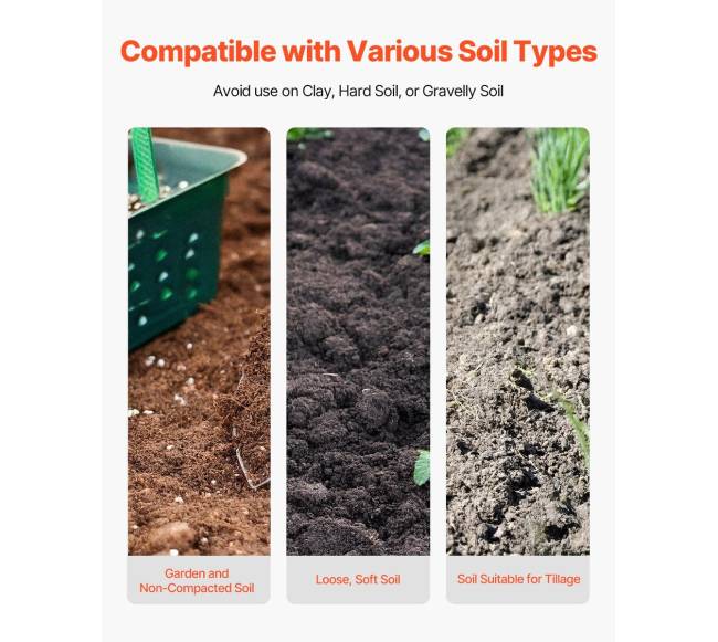 Žemės grąžtas su medine rankena ir skalės žymėmis4