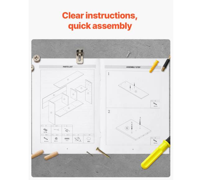 Juodas stalo lentyna biurui ir namams4