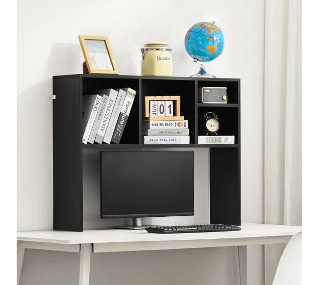 Juodas stalo lentyna biurui ir namams7