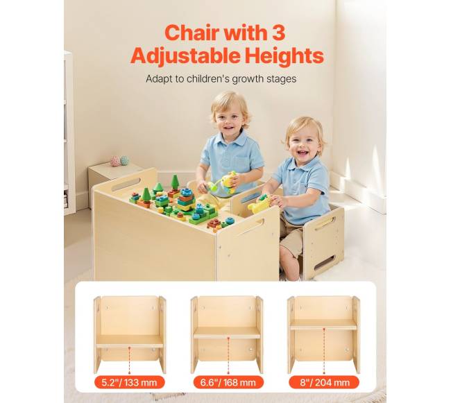 Montessori mokymosi staliukas ir kėdės4