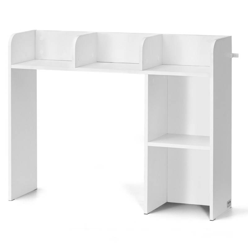 Baltas stalinis lentynų organizatorius 2 lygių0