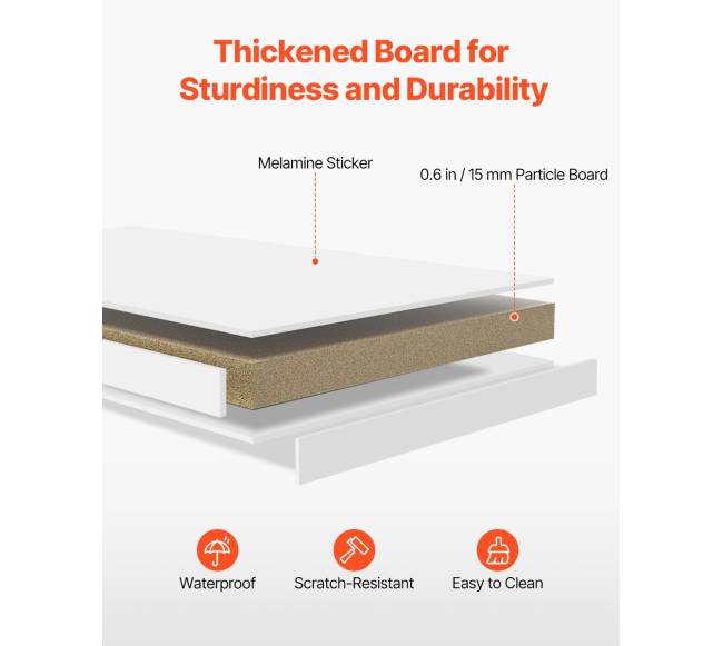 Baltas stalinis lentynų organizatorius 2 lygių3