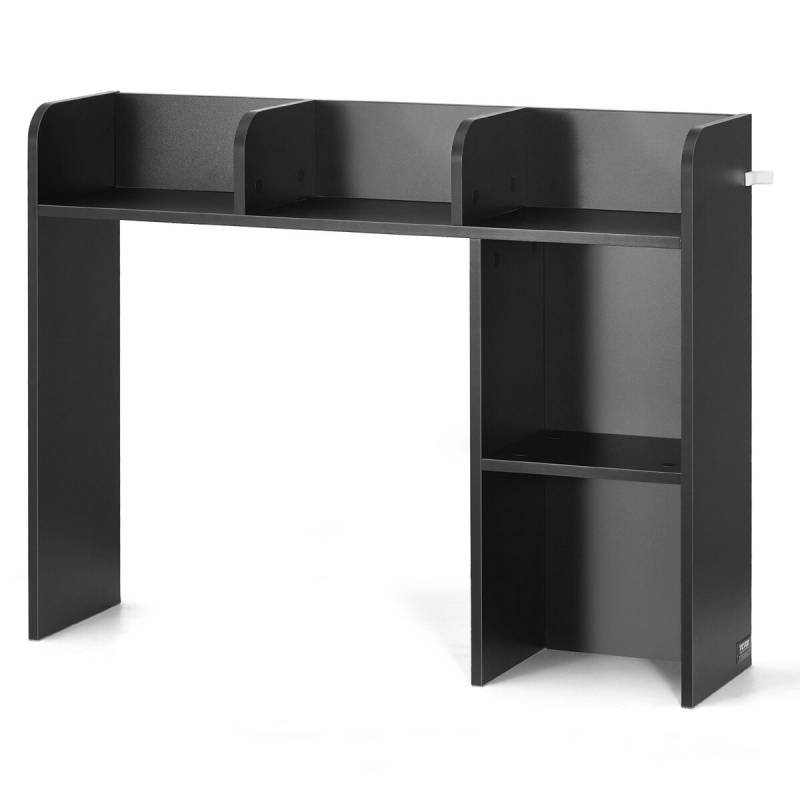 Juoda dviejų lygių knygų lentyna0