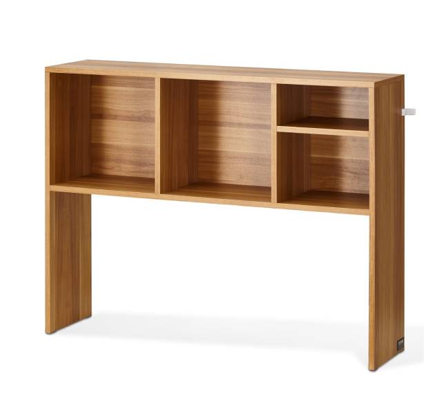 Medinė stalinė knygų lentyna su viena lentyna0