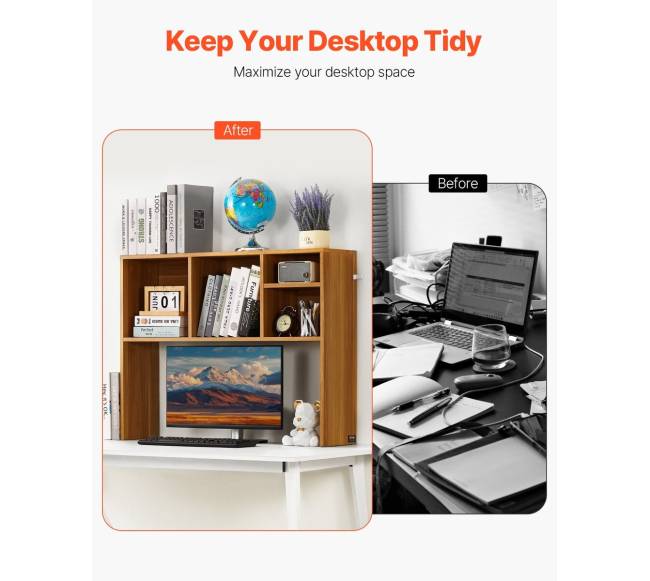 Medinė stalinė knygų lentyna su viena lentyna1