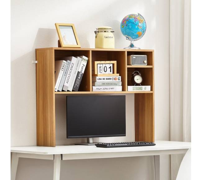 Medinė stalinė knygų lentyna su viena lentyna7