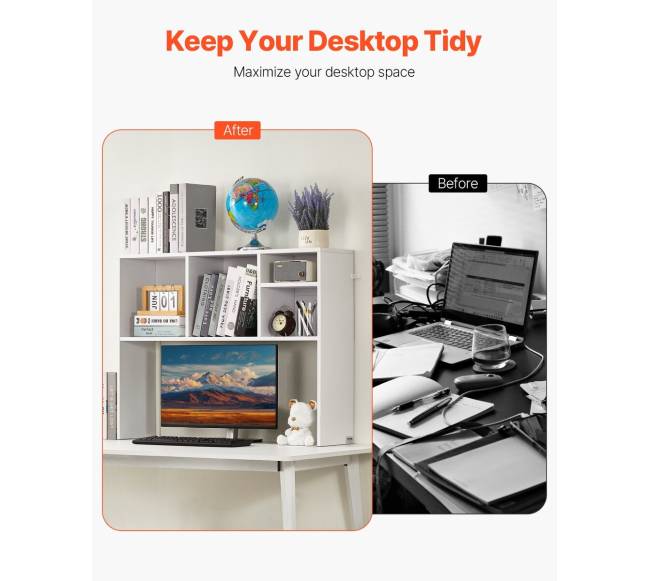 Baltas stalo lentynėlis su viena lentyna1