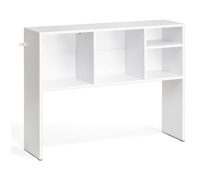 Baltas stalo lentynėlis su viena lentyna10