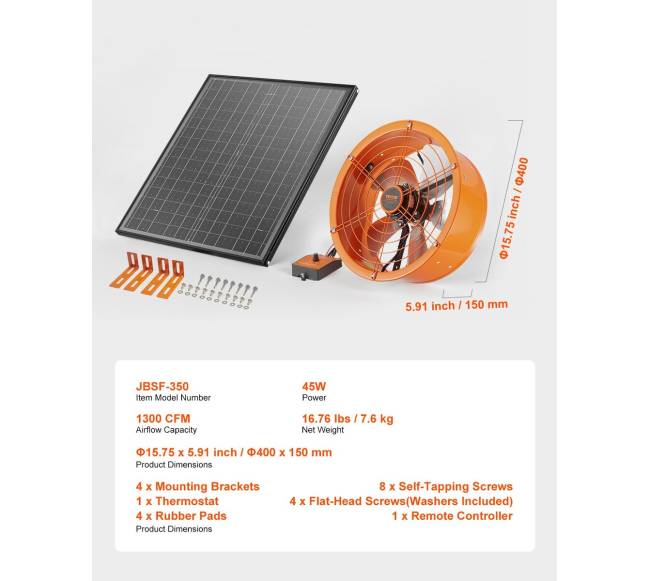 14 colių gegnės montuojamas ventiliatorius6