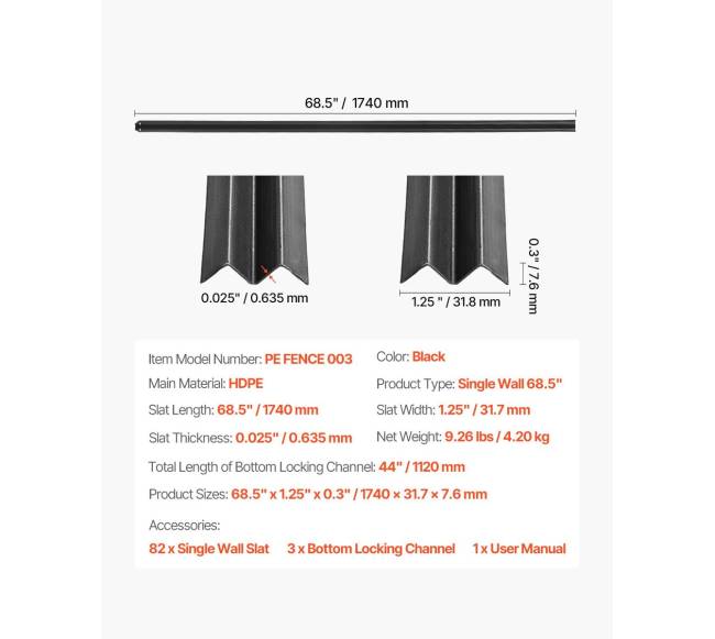 Tvora slankstai su užraktu 1.74m6