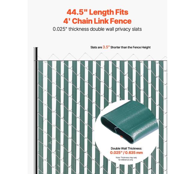 Grandininės tvoros privatumo juostos 4 dviguba siena1