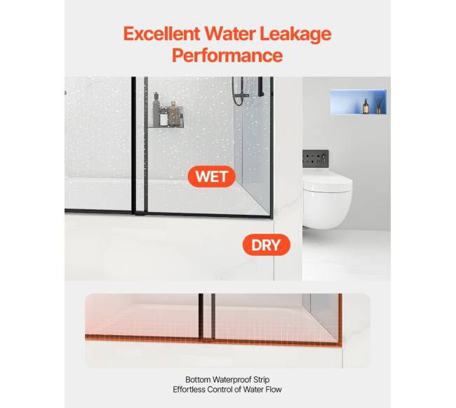 Berėmis stumdomas vonios durys 142-152 cm x 152 cm4