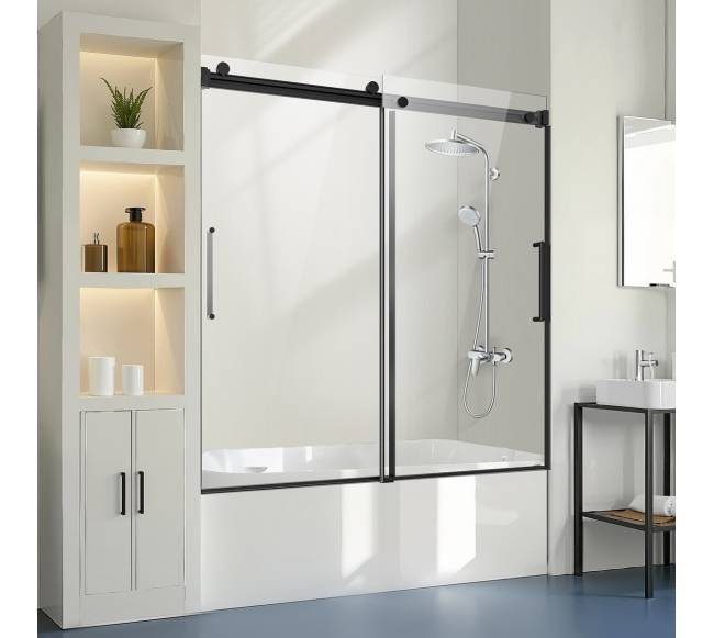 Berėmis stumdomas vonios durys 142-152 cm x 152 cm7