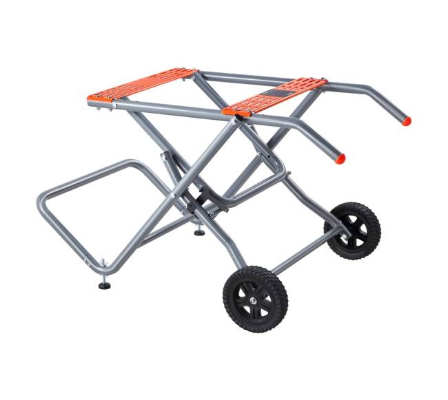 Nešiojamas pjūklo stovas su ratukais0
