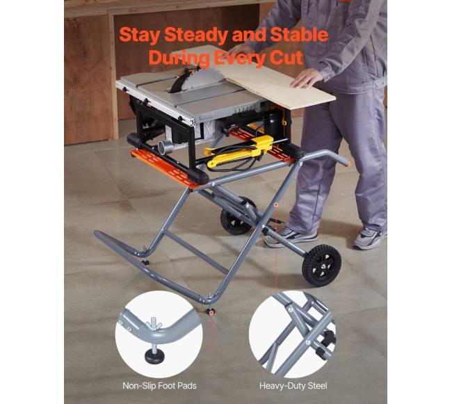 Nešiojamas pjūklo stovas su ratukais5