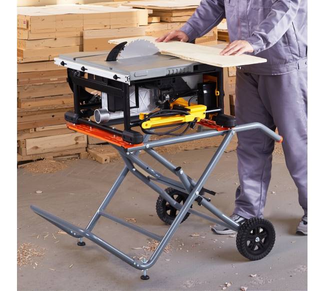 Nešiojamas pjūklo stovas su ratukais7