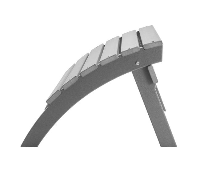 Sulankstoma pilka Adirondack kojų atrama0