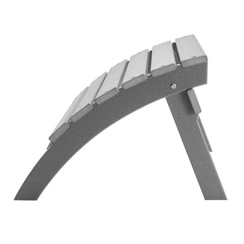 Sulankstoma pilka Adirondack kojų atrama0