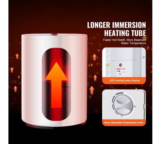 10 galonų elektrinis vandens šildytuvas su LED ekranu2
