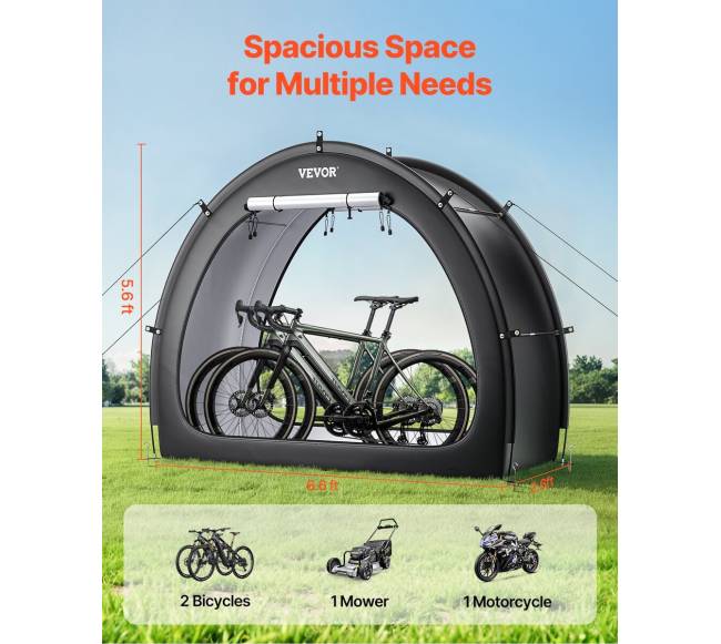 Lauko dviračių palapinė 1–2 dviračiams1