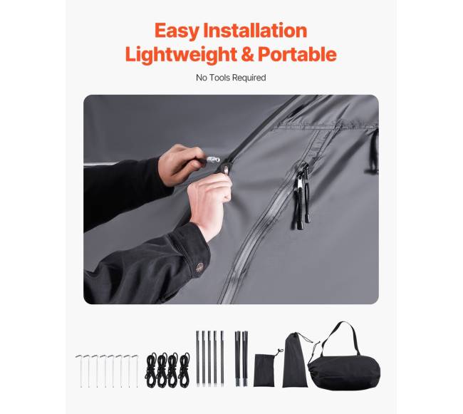 Lauko dviračių palapinė 1–2 dviračiams4