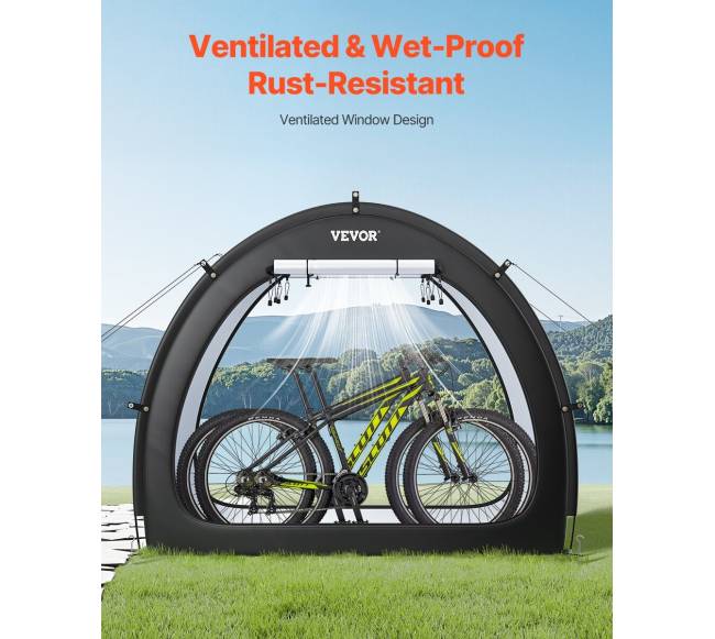 Lauko dviračių palapinė 1–2 dviračiams5