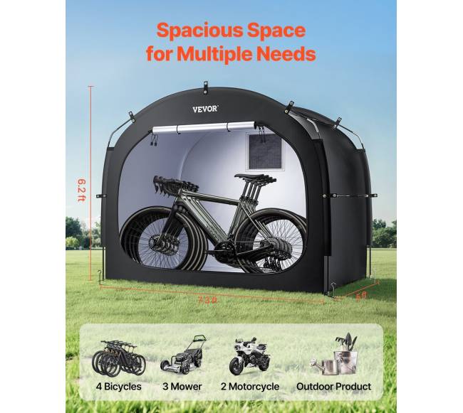 Dviračių palapinė lauke 4-5 dviračiams1