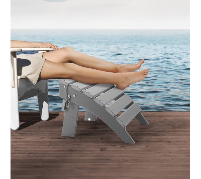 Sulankstoma Adirondack pakojis, pilkas7