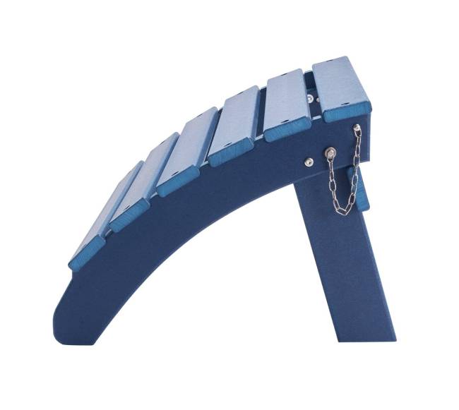 Sulankstomas mėlynas adirondako pakojis 47 cm x 48 cm x 35 cm0