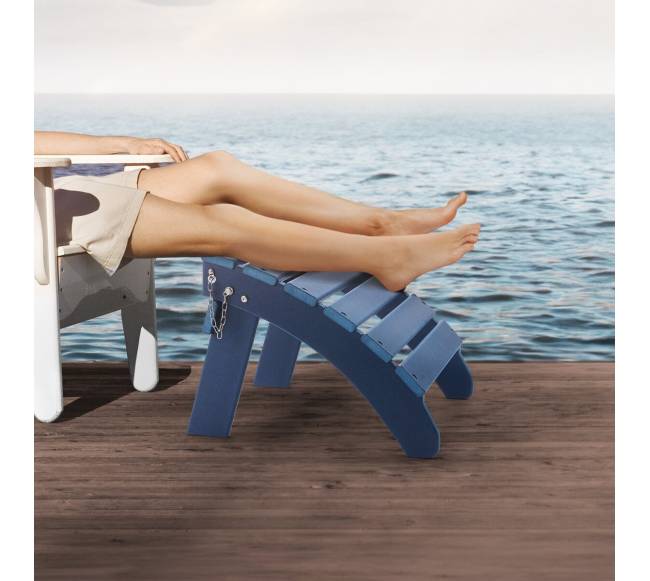 Sulankstomas mėlynas adirondako pakojis 47 cm x 48 cm x 35 cm7