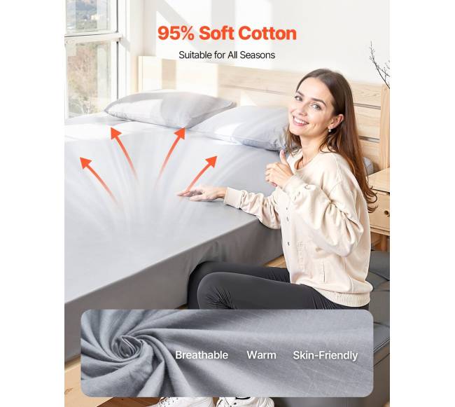 karališko dydžio įžeminimo paklodė iš medvilnės ir sidabro3