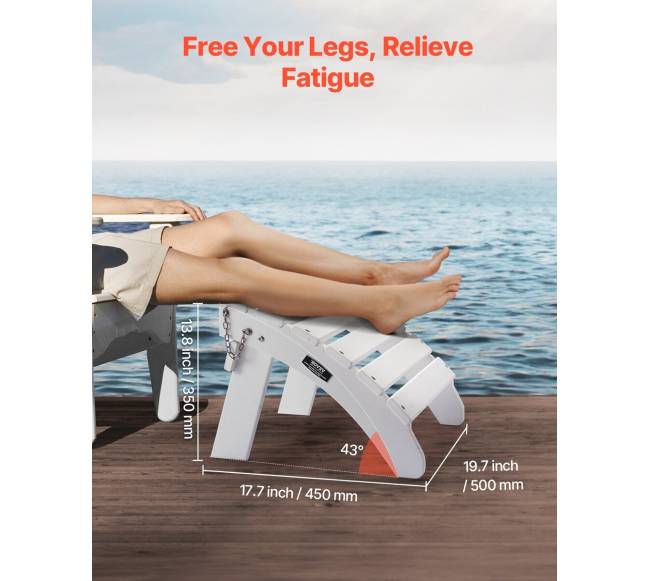 Baltas sulankstomas Adirondack pakojis4