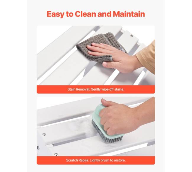 Baltas sulankstomas Adirondack pakojis5