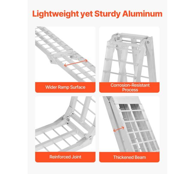 Aliuminiai užvažiavimo taku per 600 kg2